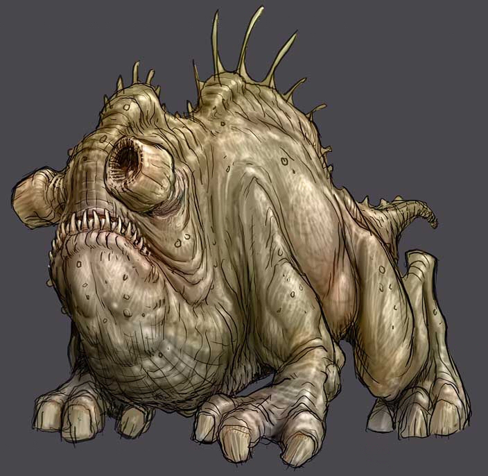 Bestiaire d'Aerion Cannok-ConceptArt-KOTOR2