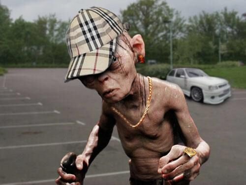 Sidwell player look a likes Gollum-chav2