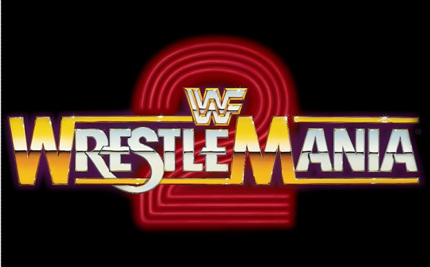 Recuerdo Wrestlemania 2 WrestleMania_2_logo