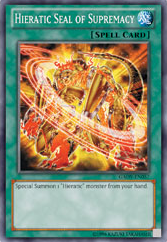 Seigneur de la galaxie/ Galactic Overlord TCG HieraticSealofSupremacy-GAOV-EN-OP