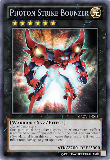 Seigneur de la galaxie/ Galactic Overlord TCG PhotonStrikeBounzer-GAOV-EN-OP