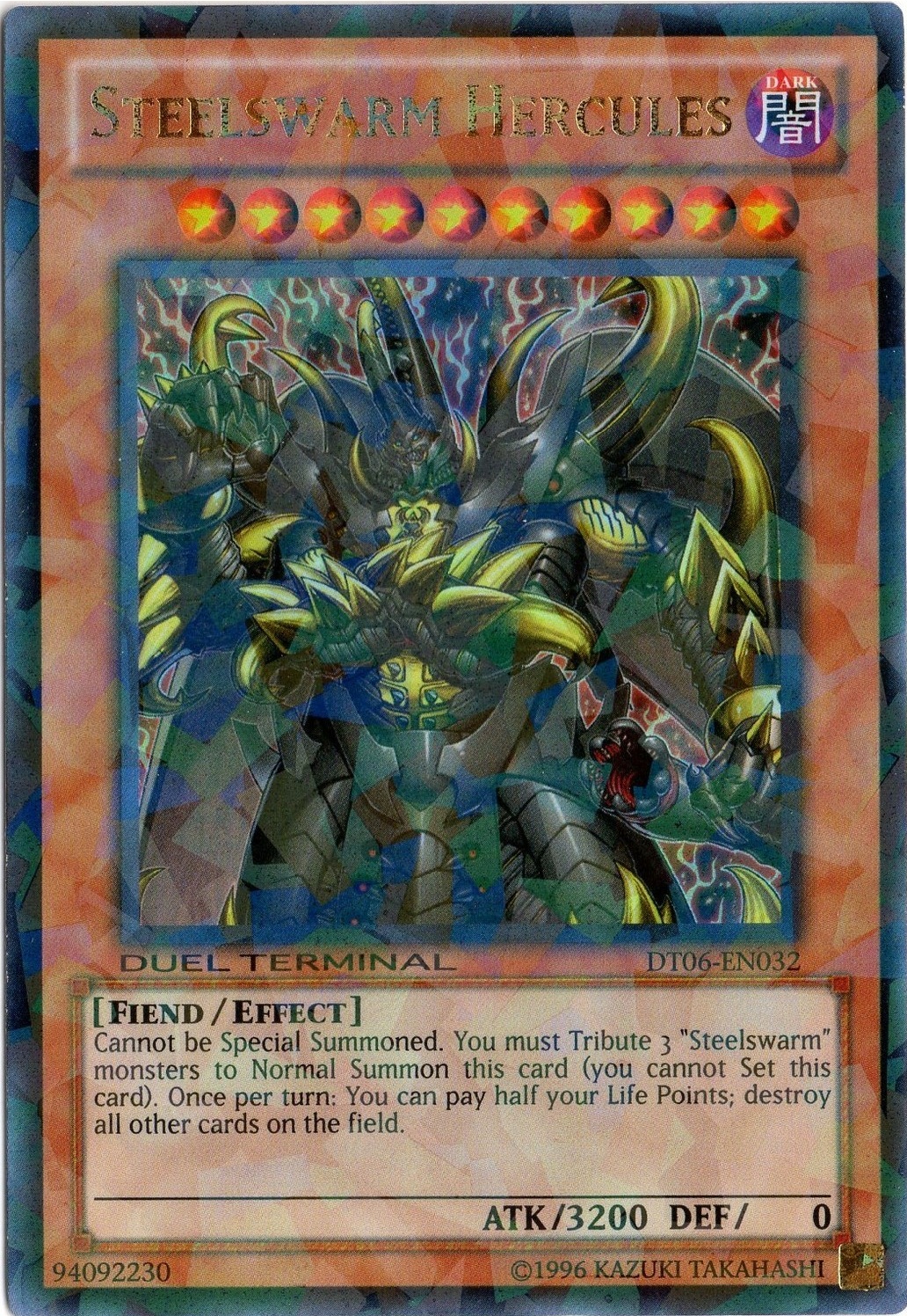 Arsenal Caché 6: Omega Xyz TCG SteelswarmHercules-DT06-EN-DUPR-DT