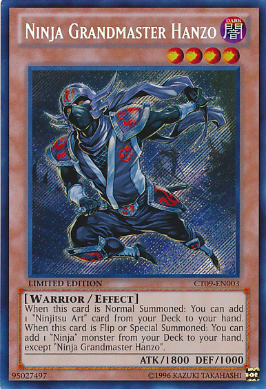 YUGIOH Trading Card Game - Actualizaciones, noticias y consultas aqui! V2.0 NinjaGrandmasterHanzo-CT09-EN-ScR-LE