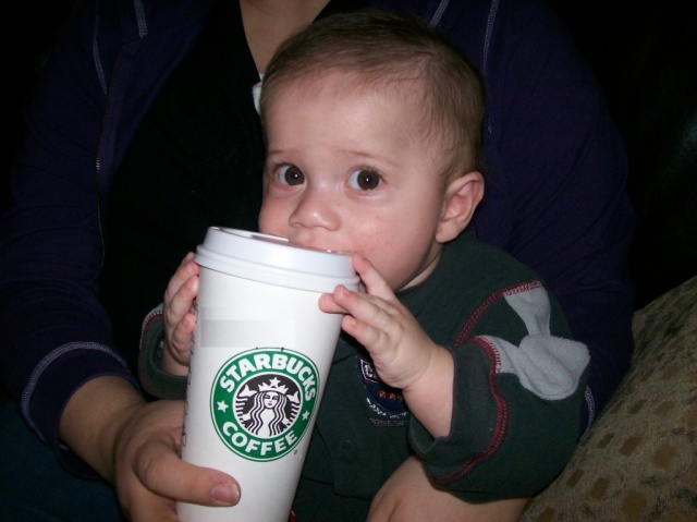 (topic alacon) LE DERNIER QUI POSTE DANS CE THREAD GAGNE - Page 12 Baby-Max-drinking-Starbucks-starbucks-881245_640_479