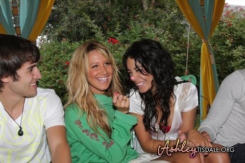 Ashley's 23rd Birthday Party at the the DKNY Jeans Beach House - July 27 2008 Ashley-s-23rd-Birthday-Party-vanessa-hudgens-and-ashley-tisdale-2198447-500-333