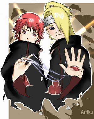 Fans Club de SASORIII !!!! Sasori-and-Deidara-chibi-2210641-300-380