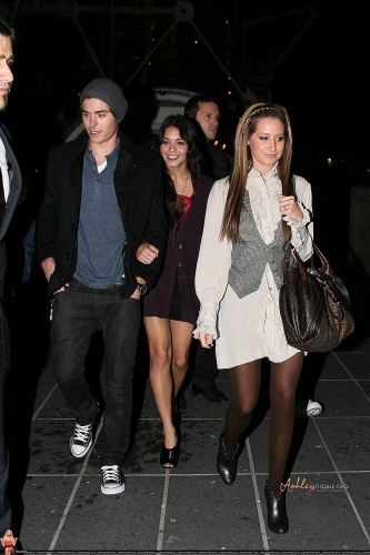 HSM3 cast leaving Georges restaurant in Paris - September 29 2008 Ashley-ashley-tisdale-2466332-333-500