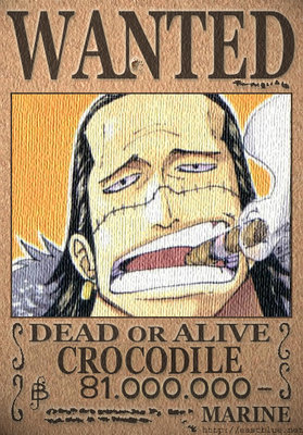 Wanted Dragones Supremos Crocodile-wanted