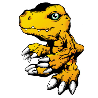 Agumon & Gabumon Agumon_b