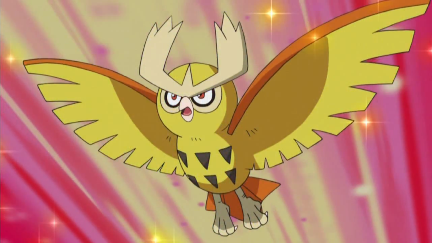 Palabras encadenadas EP654_Noctowl_saliendo_de_su_pokeball