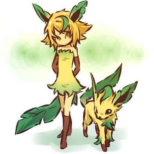 Gininka Pokémon Planta Normal_leafeon
