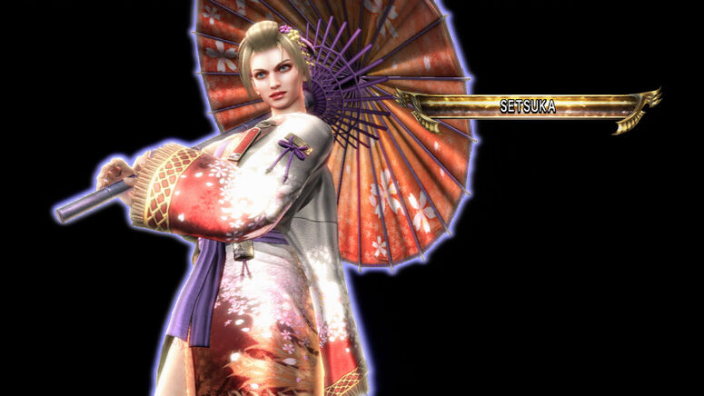 Hình ảnh các character trong Soul Calibur 4. 775px-Setsuka1p_001