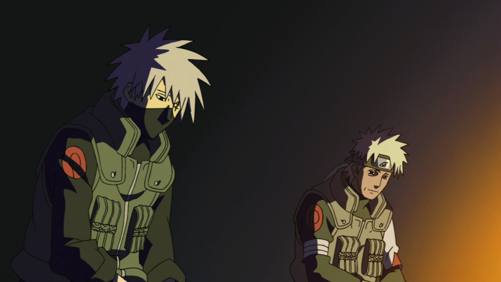 Kakashi and Sakumo Chronicles Sakumo_and_Kakashi_speak