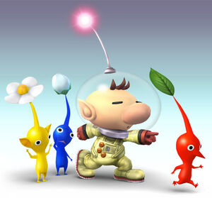 Les personnages de Super Smash Bros Brawl 300px-Olimar