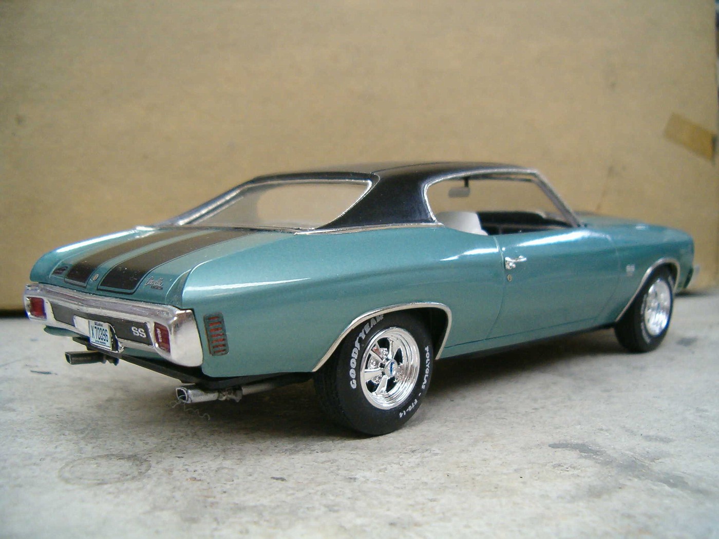 1970 Chevelle SS396, option Z25. le compartiment moteur! 019-vi