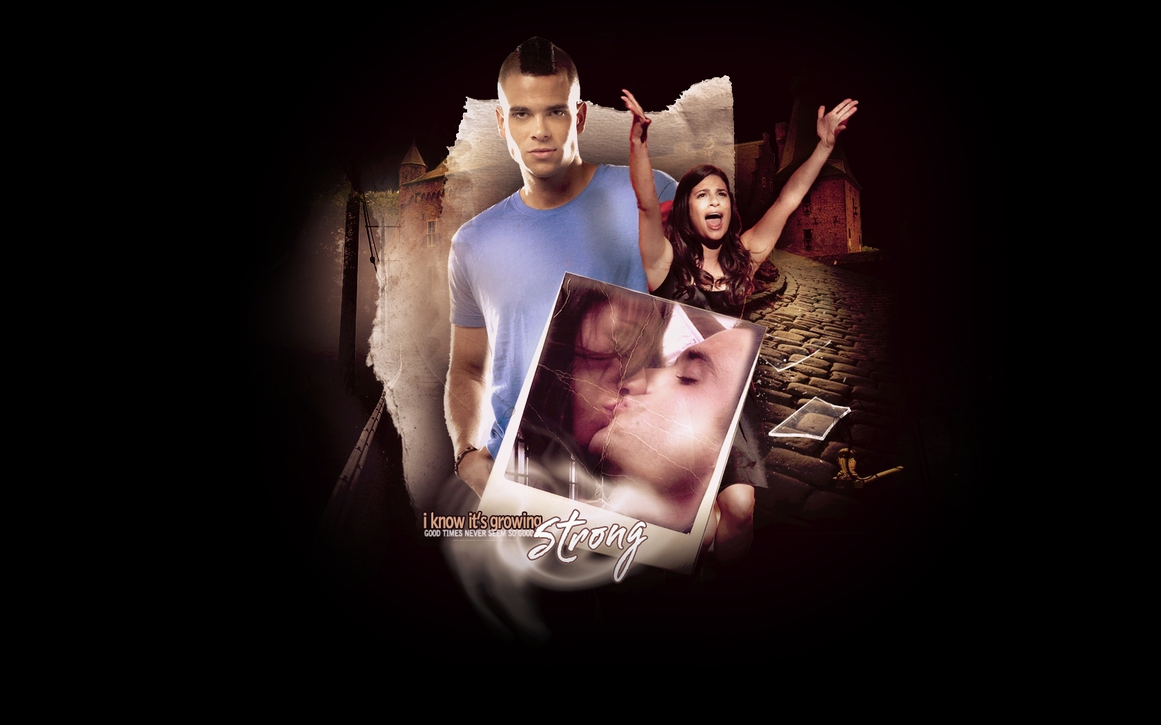 Wallpapers Puck-and-Rachel-Wallpaper-glee-10751923-1680-1050