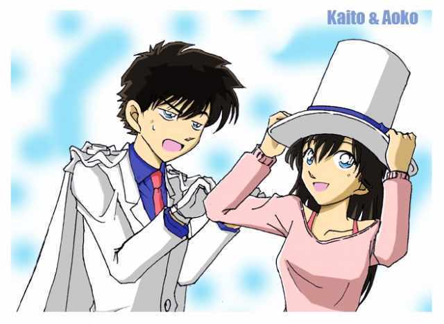 موضوع لطلبات صور المحقق كونان Kaito-and-aoko-kaitou-kid-11167121-640-467