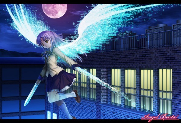 [تقرير عن الانمي الرائعAngel Beats! Tachibana-Kanade-angel-beats-12640144-600-408