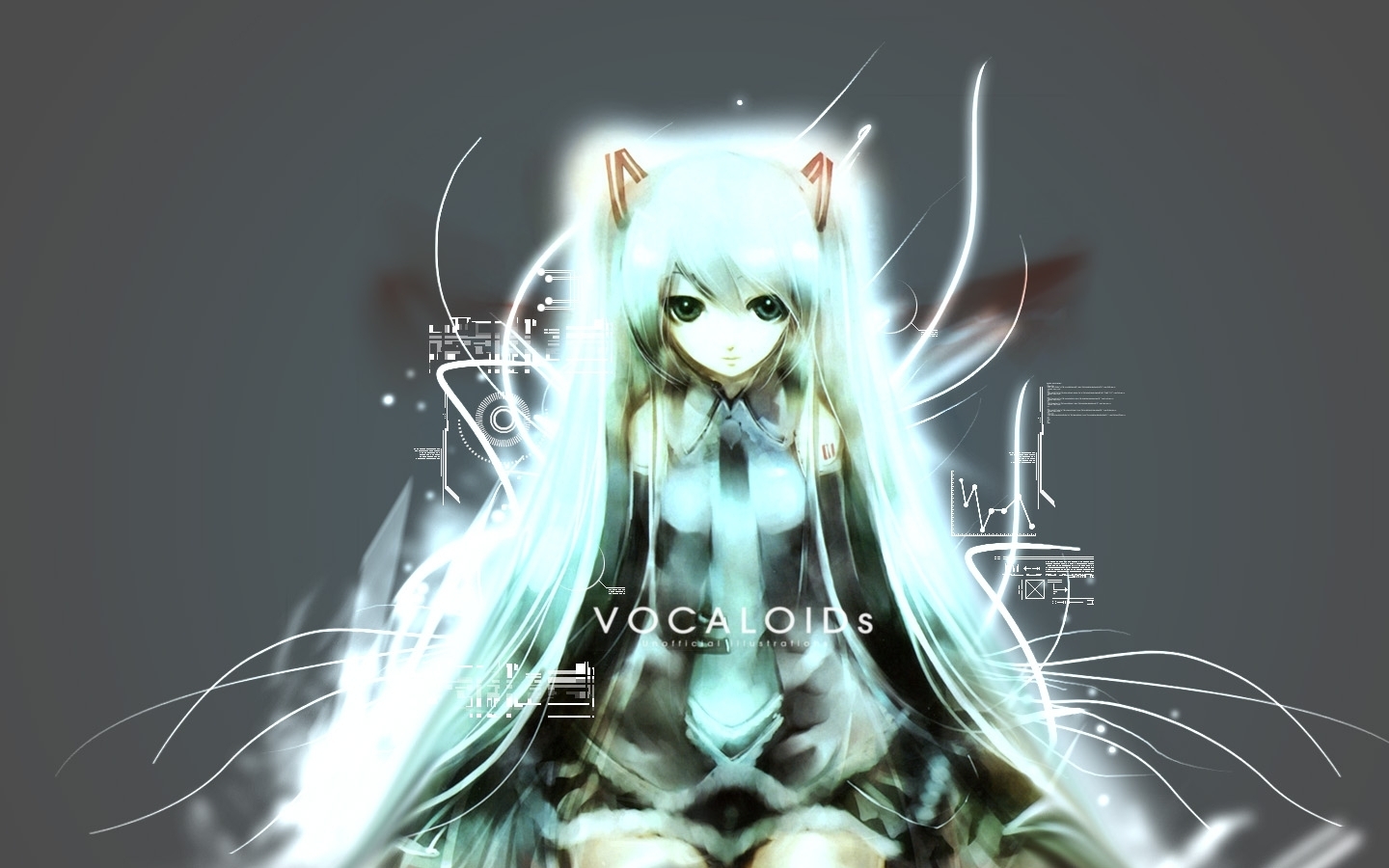 เเจกภาพ Wallpaper Miku Hatsune Vol.2 จ้า Vocaloid-Miku-hatsune-miku-13327628-1440-900