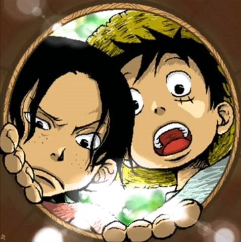 Ace & Luffy Ace-and-Luffy-ace-d-portgas-13422213-477-478