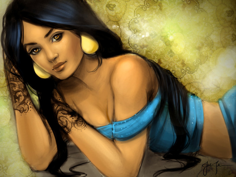 Créations DeviantArt [Princesses Disney] - Page 3 Princess-Jasmine-disney-princess-9065359-800-600