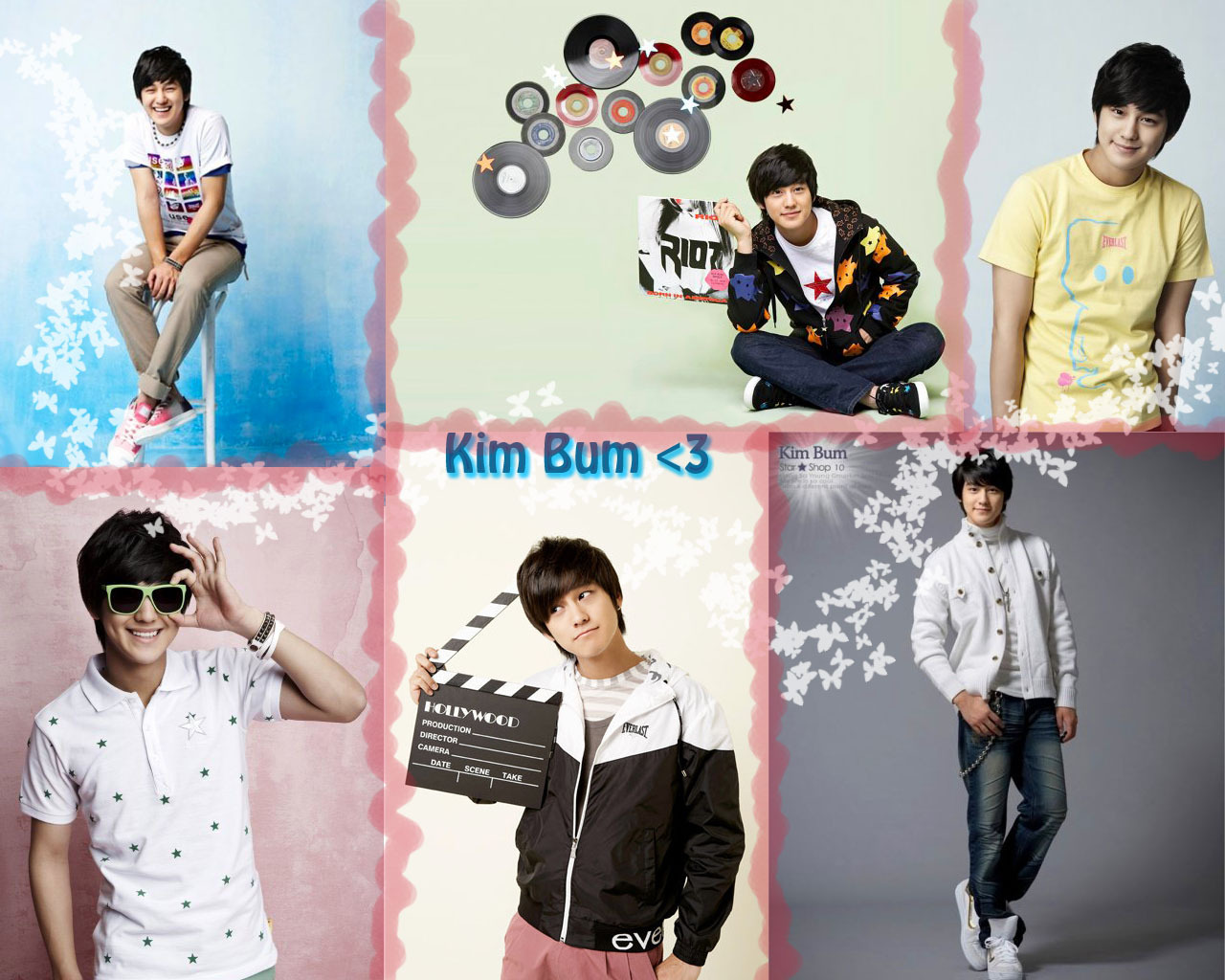 Kim Bum ~ وهـلّ يخفــى القمر ! Baby Face Kim-Bum-Collage-Wallpaper-kim-bum-6251794-1280-1024