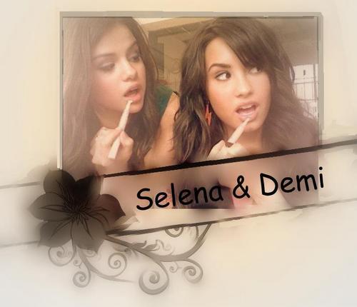 What you want here detract from Demy *_^ Demi-and-selen-fan-art-demi-lovato-6572726-500-430