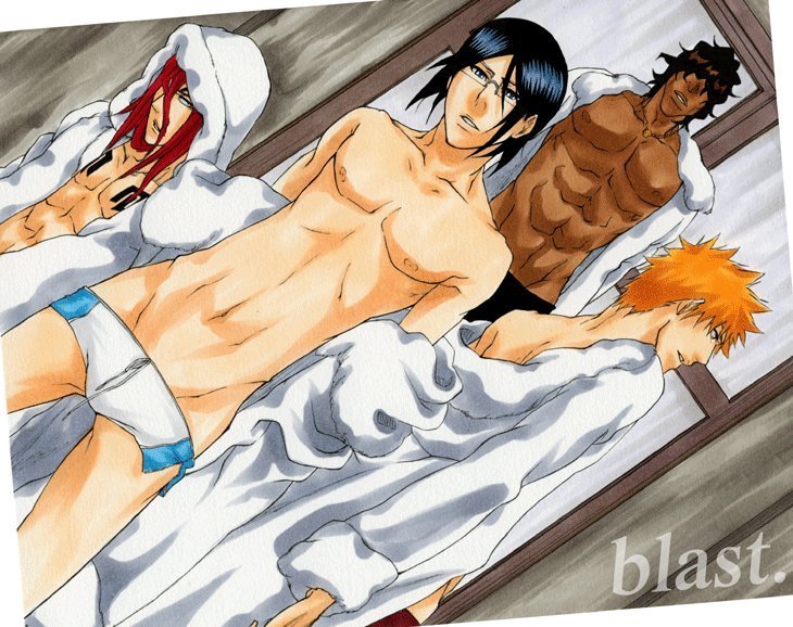 [Ichigo Kurosaki Gallery] Hot Hot Hot - Página 2 Ishida-Uryuu-and-co-bleach-anime-7648004-730-578