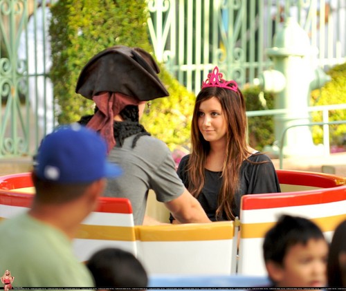 Ashley and Scott spend a day at Disneyland together in Anaheim - August 23 Ashley-ashley-tisdale-7852236-500-421