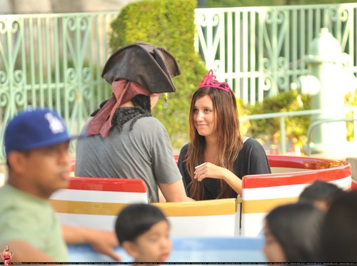 Ashley and Scott spend a day at Disneyland together in Anaheim - August 23 Ashley-ashley-tisdale-7852240-500-373