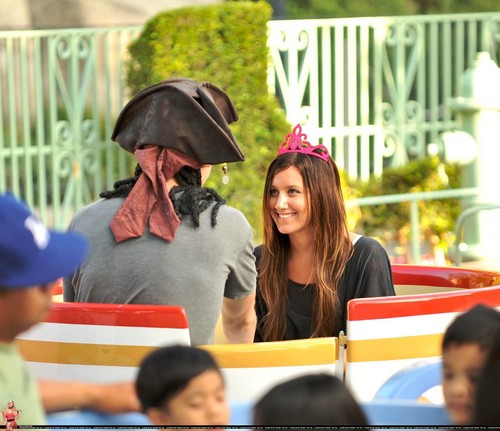 Ashley and Scott spend a day at Disneyland together in Anaheim - August 23 Ashley-ashley-tisdale-7852243-500-431