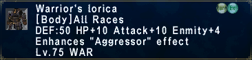 Dynamis - Xarcabard 1st May "Linkshell" WarriorsLorica