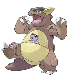 Juego de Pokemons Kangaskhan