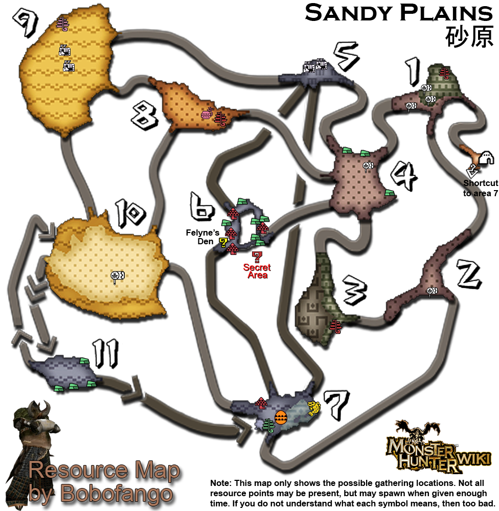 Karten der Ebenen Desert-ResourceMap