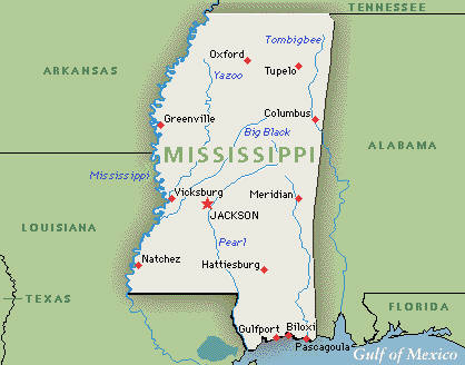 Yerleşim Birimleri Hakkında Bilgiler. Mississippi