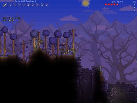 [WOG] Môi trường 482px-Terraria_Corruption_Biome_with_Chasms