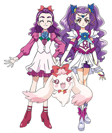 Personagens do Yes! Precure 5 Milknkuruminrosegogomovie