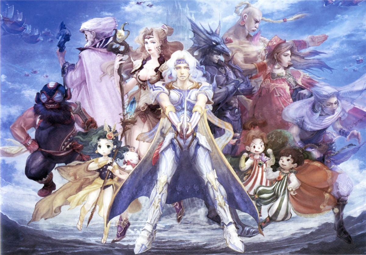 Videojuego >> Final Fantasy IV (Android & iOS) Ff4characters