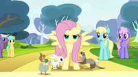 Rainbow Shine imagens 201px-Fluttershy_being_purposeful_S2E22