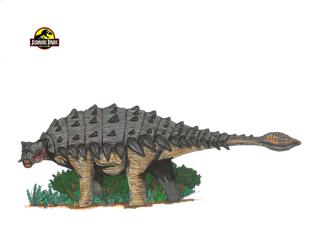 Ankylosaurus magniventris 1024px-Jurassic_Park_Ankylosaurus_by_hellraptor