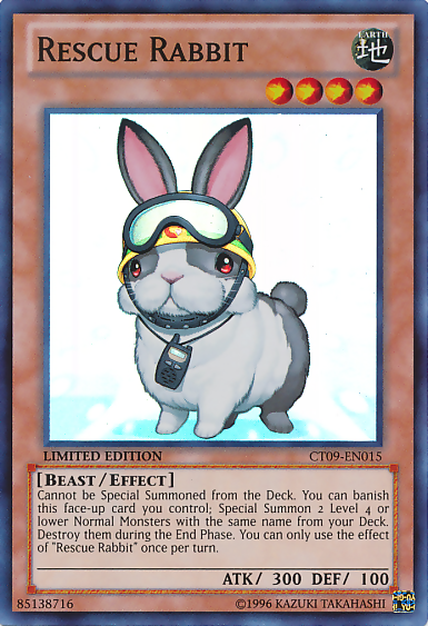 Necesitas velocidad, fuerza o invocaciones rápidas en tu deck? RescueRabbit-CT09-EN-SR-LE