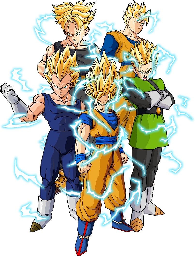 Transformações de Sayajins Mestiços Super_Saiyan_2_%28Xz%29