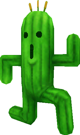 Bestiario de los Bosques. Cactuar-FFIX