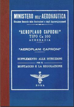 Aeroplani Caproni  Manuali uso e manutenzione CA100A-vi