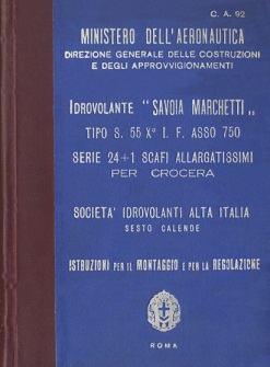 Aerei  Savoia Marchetti  Manuali Uso e Manutenzione IdroS55F3-vi