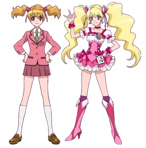 Personagens do Fresh Precure Love%26Peach