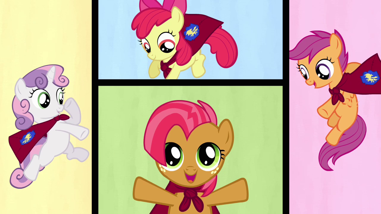 My little pony: Friendship is magic - S3E04 - One Bad Apple - Page 3 Babs_Seed_as_the_newest_addition_to_the_CMC_S3E4