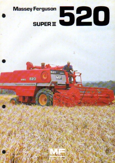 Massey-Ferguson : Moissonneuses Batteuses  410 - 510 - 207 - 507 ... - Page 2 MF_520_Super_II_combine_brochure