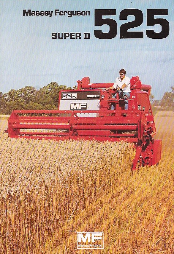 Massey-Ferguson : Moissonneuses Batteuses  410 - 510 - 207 - 507 ... - Page 2 MF_525_Super_II_combine_brochure_-_1982