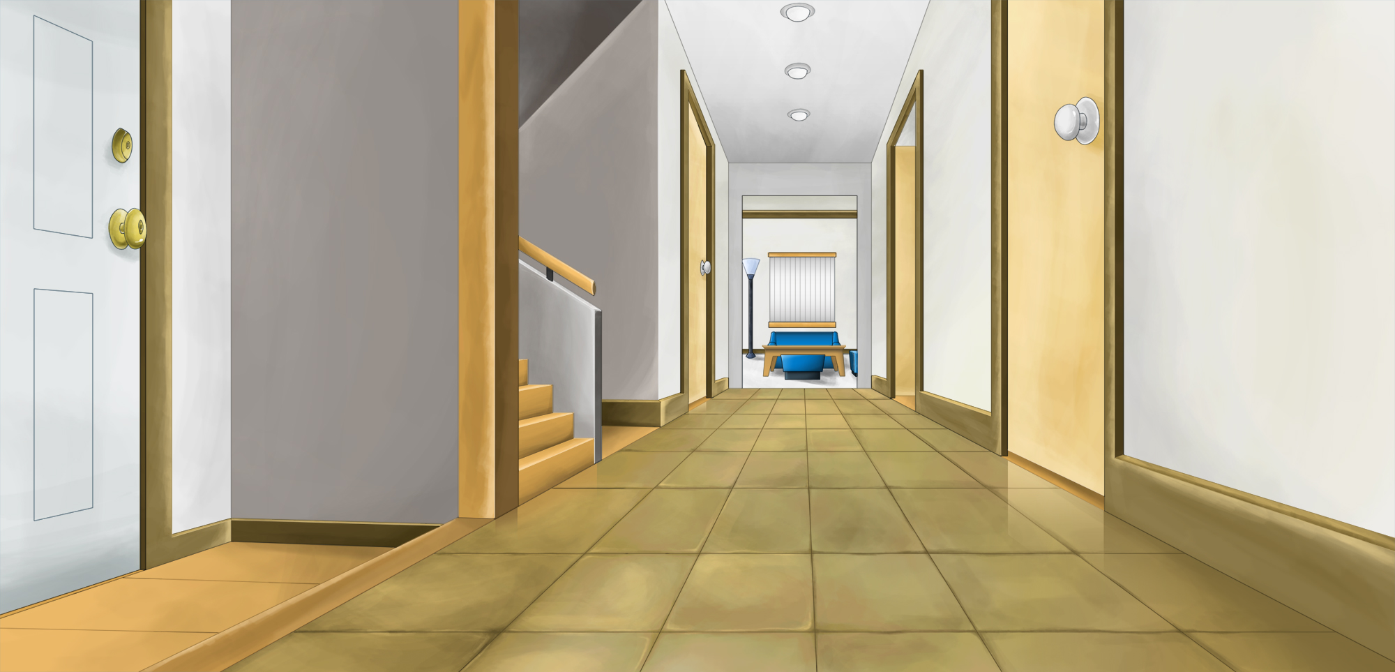 ♦ Residencia Ishida&BlackRose Hallway1